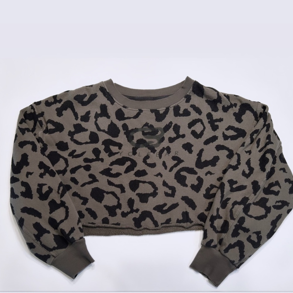 Cyclebar army green crewneck